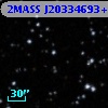 2MASS J20334693+6017147