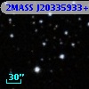 2MASS J20335933+6025205