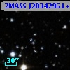 2MASS J20342951+6017502
