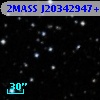 2MASS J20342947+5954063