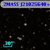2MASS J21025640+2953541