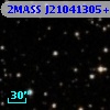 2MASS J21041305+2942316