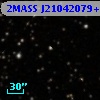 2MASS J21042079+2956325