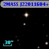 2MASS J22011604+1731345