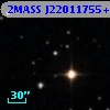 2MASS J22011755+1754408