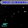 2MASS J22015691+1746463