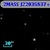 2MASS J22035837+1729509