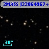 2MASS J22064967+3122355