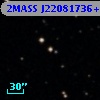 2MASS J22081736+3104103