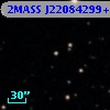 2MASS J22084299+3113369