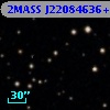 2MASS J22084636+3135052