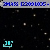 2MASS J22091035+3133316