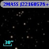 2MASS J22160578+4032155