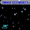2MASS J22205813+4115413