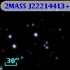 2MASS J22214413+4019089