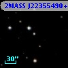 2MASS J22355490+2344274