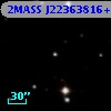 2MASS J22363816+2348470