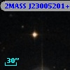 2MASS J23005201+1542366