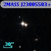 2MASS J23005503+1523268