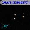 2MASS J23010377+1553103