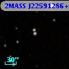 2MASS J22591286+2933328
