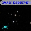 2MASS J23005747+2956321