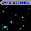2MASS J23020482+3004412