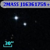 2MASS J16361758+5830375