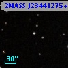 2MASS J23441275+1023250