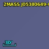 2MASS J05380649-0228494