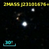 2MASS J23101676+2643091