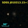 SDSS J010313.15+150345.4