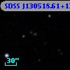 SDSS J130518.61+125829.8