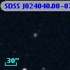 SDSS J024040.00-075517.8