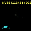 NVSS J113431+022846