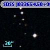 SDSS J033654.50+000911.9