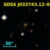 SDSS J033743.12-062538.5