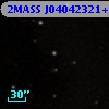 2MASS J04042321+2617536