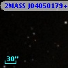 2MASS J04050179+2623298