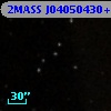 2MASS J04050430+2618318