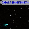 2MASS J04050487+2611346