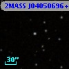 2MASS J04050696+2611271