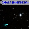 2MASS J04050826+2613272