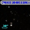 2MASS J04051106+2616586