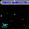 2MASS J04051270+2614350