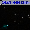 2MASS J04051385+2622062