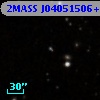 2MASS J04051506+2616235