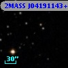 2MASS J04191143+2907148