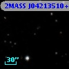 2MASS J04213510+2652375