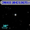 2MASS J04213675+2651340